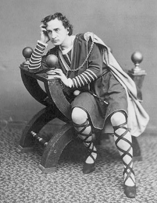 Edwin Both as Hamlet, ca. 1870